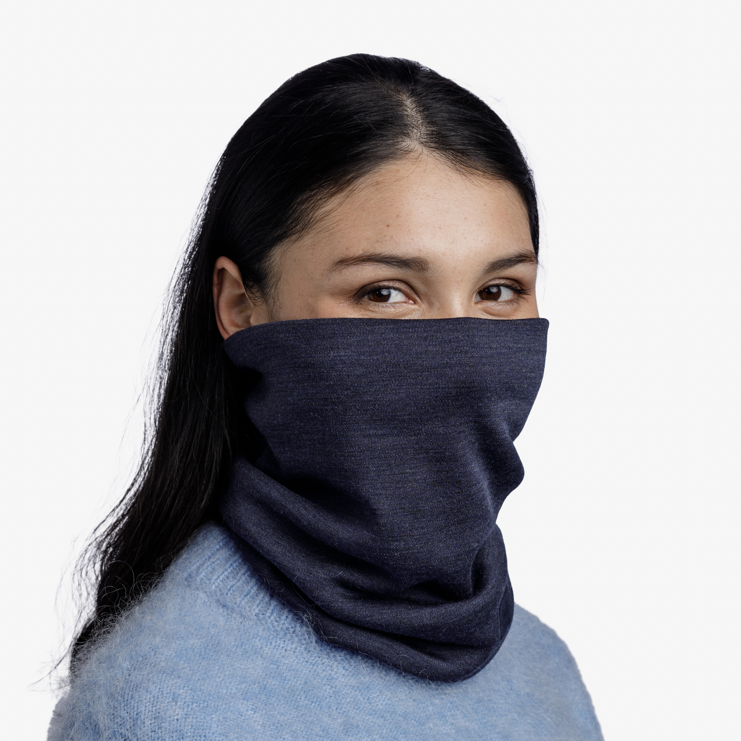 MERINO HEAVYWEIGHT WOOL SOLID INDIGO