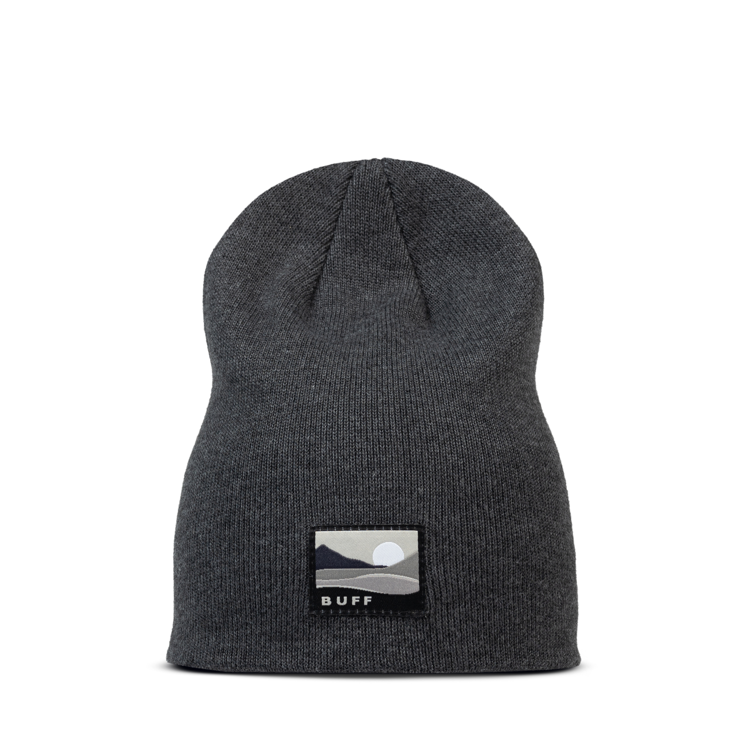 KNITTED BEANIE LILON LONG GREY HEATHER