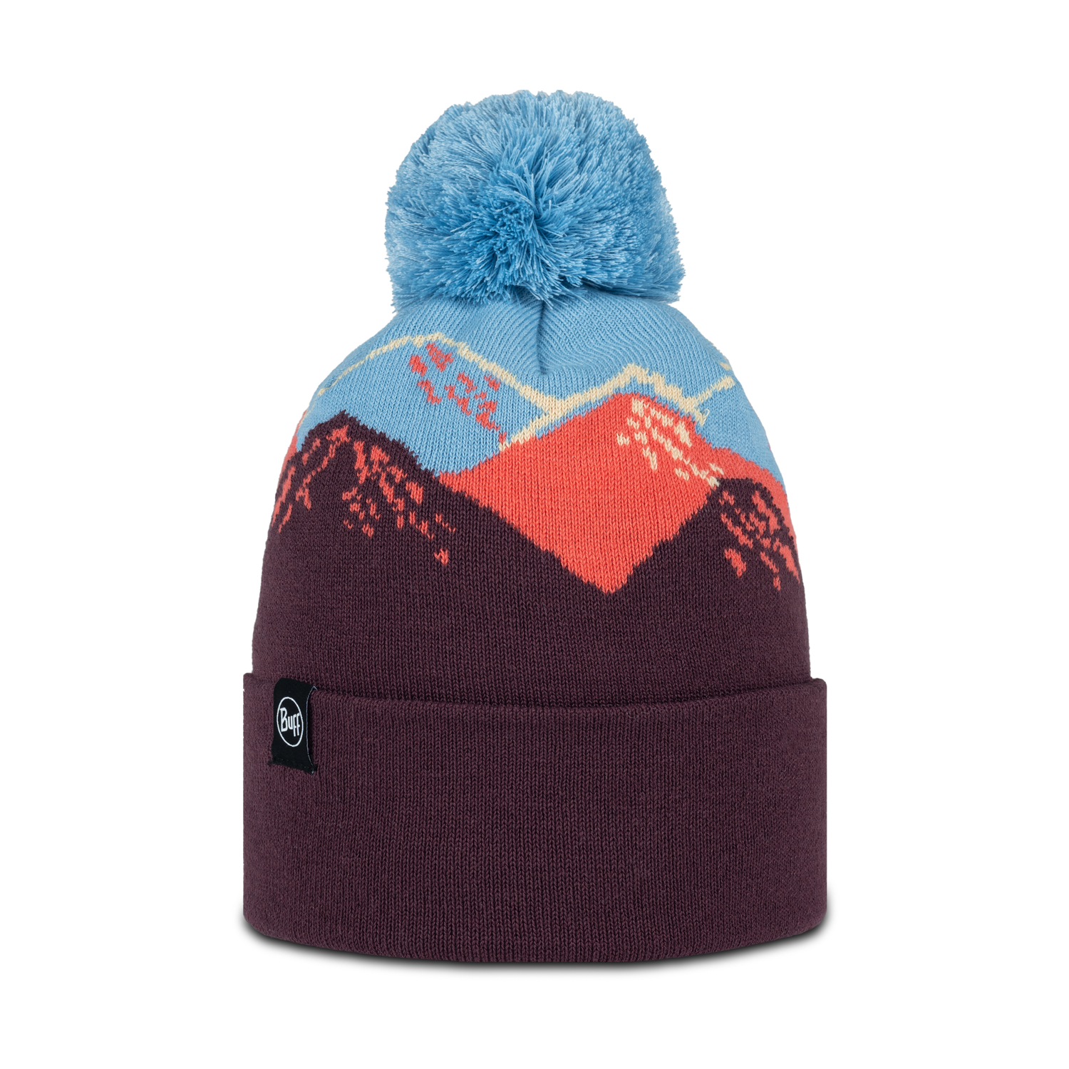 KNITTED BEANIE TATIK BURGUNDY