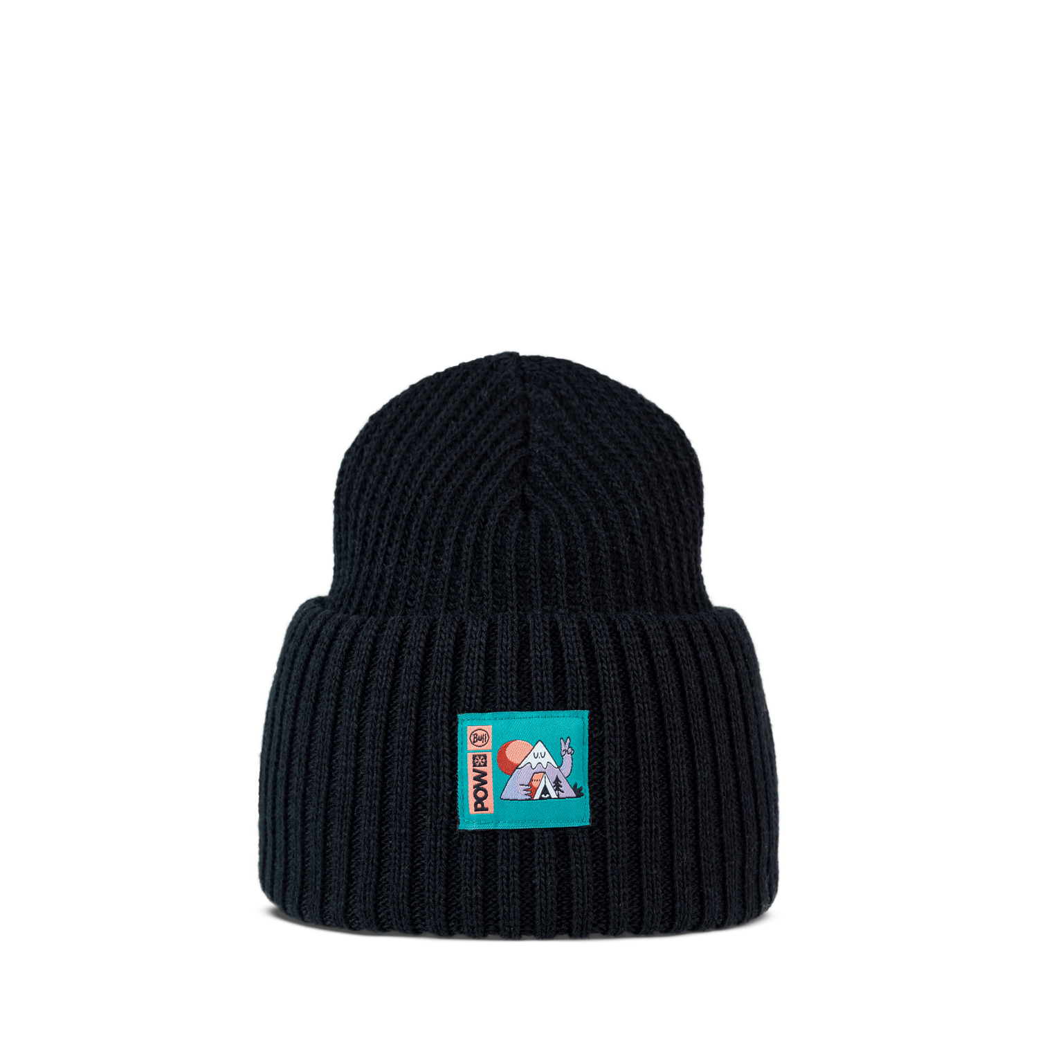 【POW】KNITTED BEANIE POW RUTGER BLACK