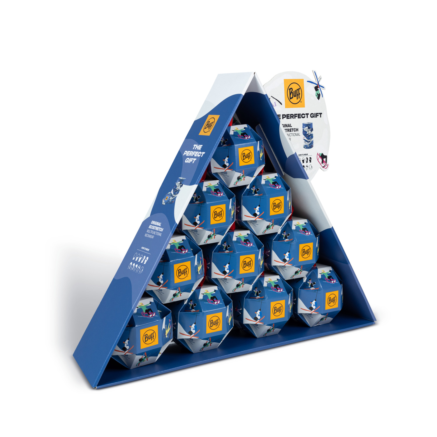 【ADVENTURE READY GIFTS】ORIGINAL ECOSTRETCH PACK MOUNTAIN XMAS  (Display + 20 products)