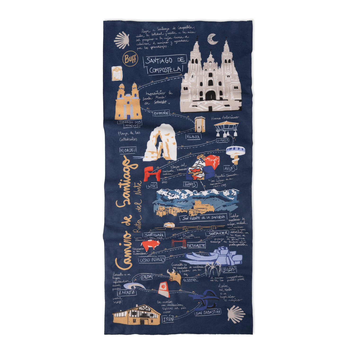 【CAMINO COLLECTION】COOLNET UV&reg; CAMINO NORTE NAVY