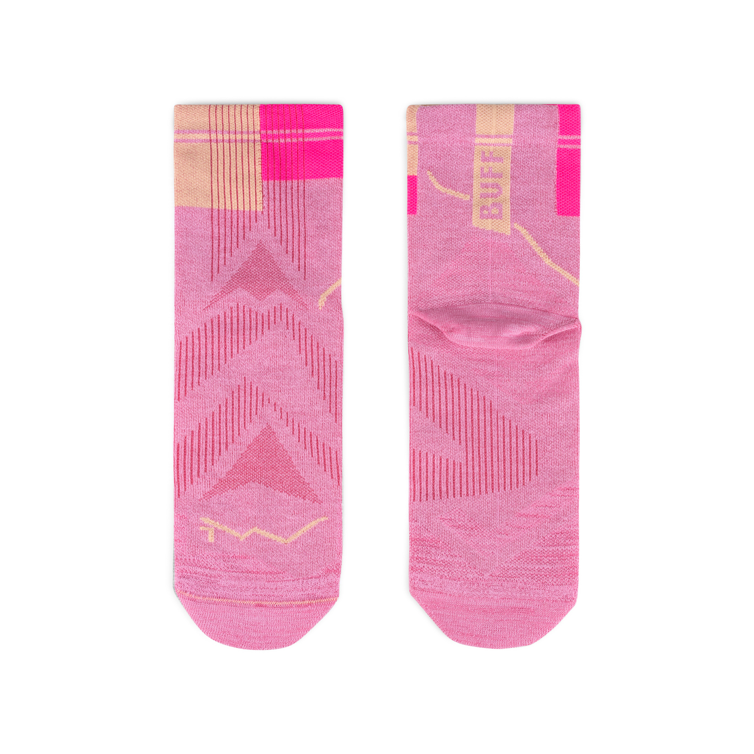 SOCKS COOLNET QUARTER PINK S