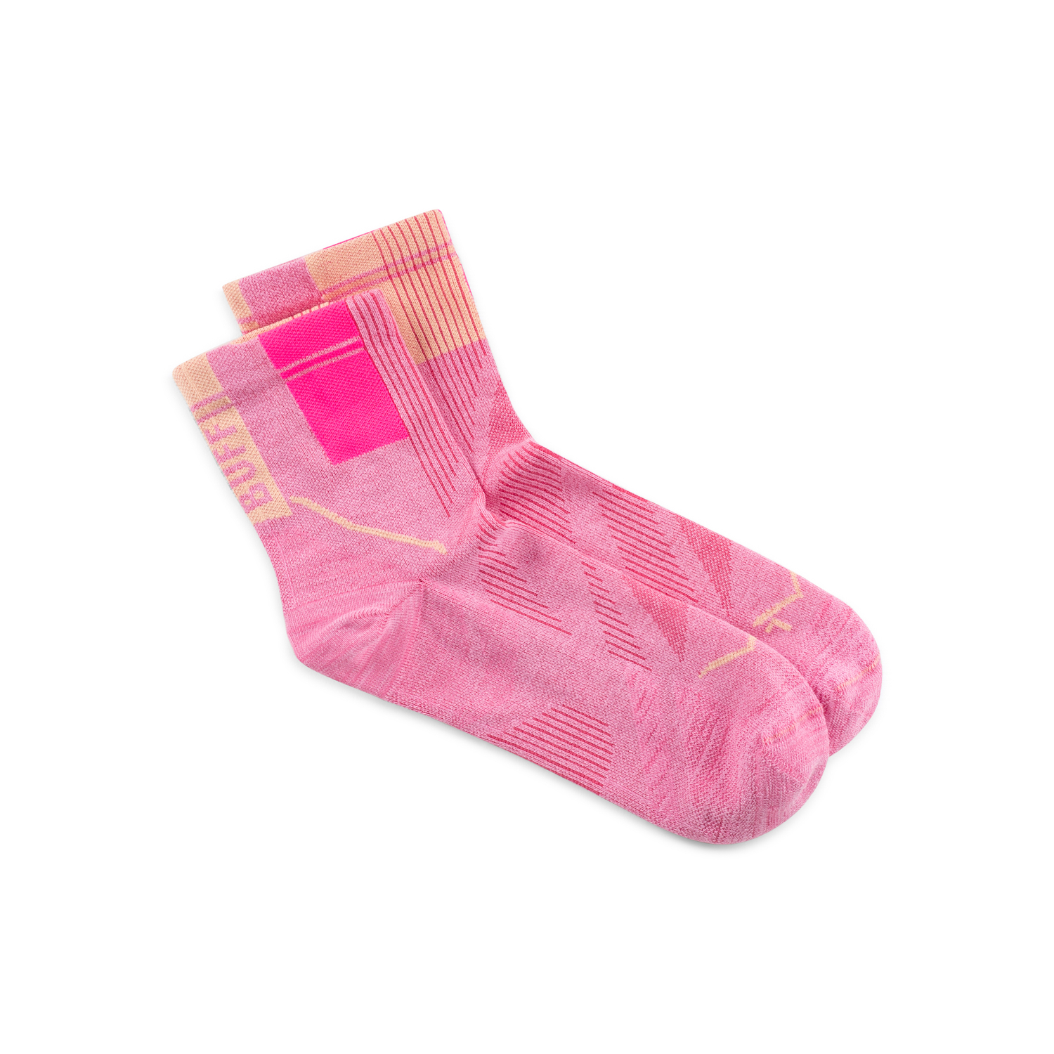 SOCKS COOLNET QUARTER PINK XL