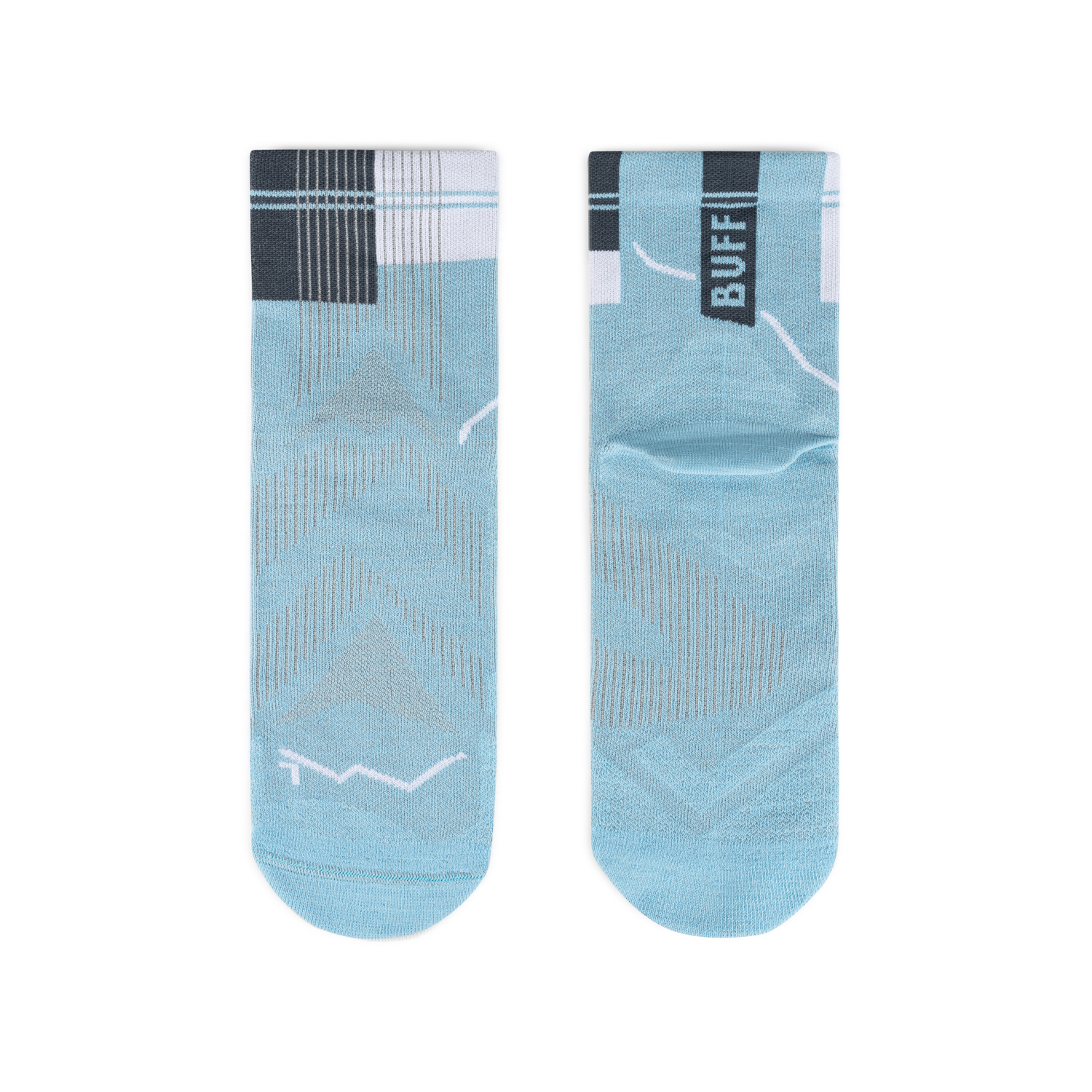 SOCKS COOLNET QUARTER DUSTY BLUE L