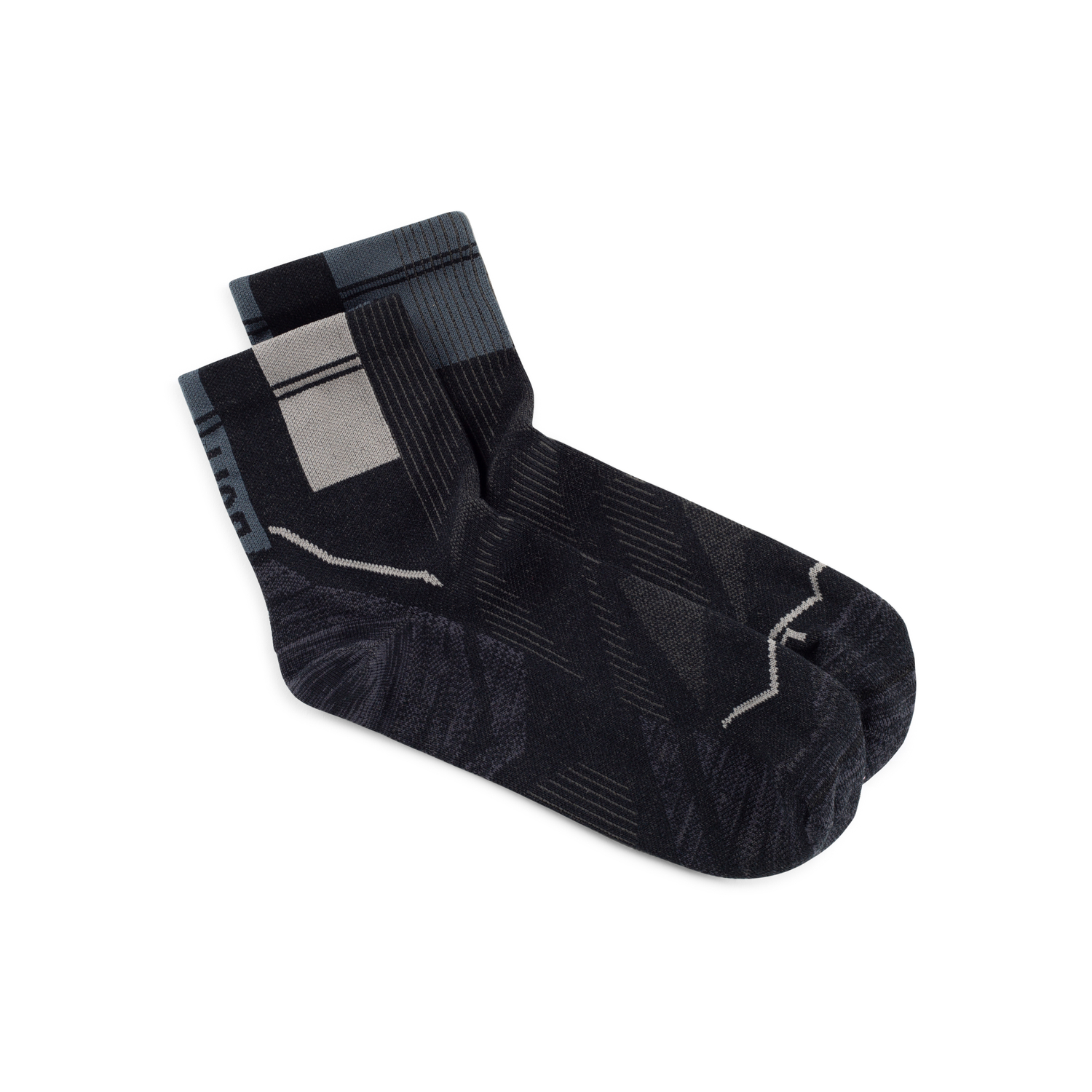SOCKS COOLNET QUARTER BLACK L