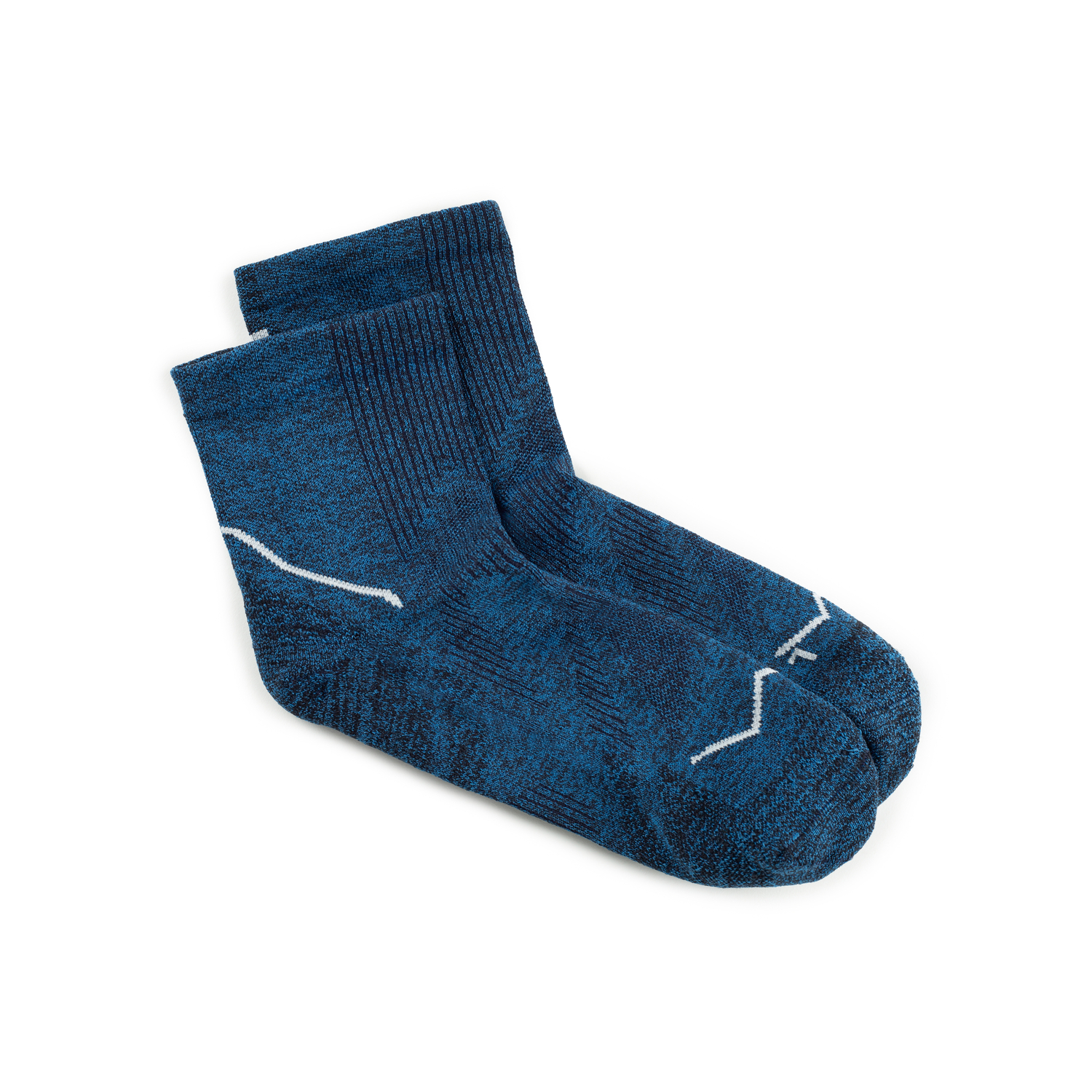 SOCKS DRYFLX QUARTER BLUE M