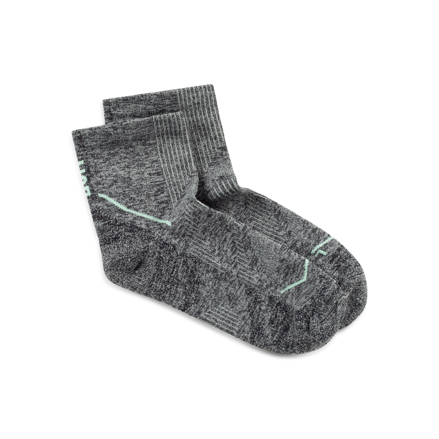 SOCKS DRYFLX QUARTER LIGHT GREY S
