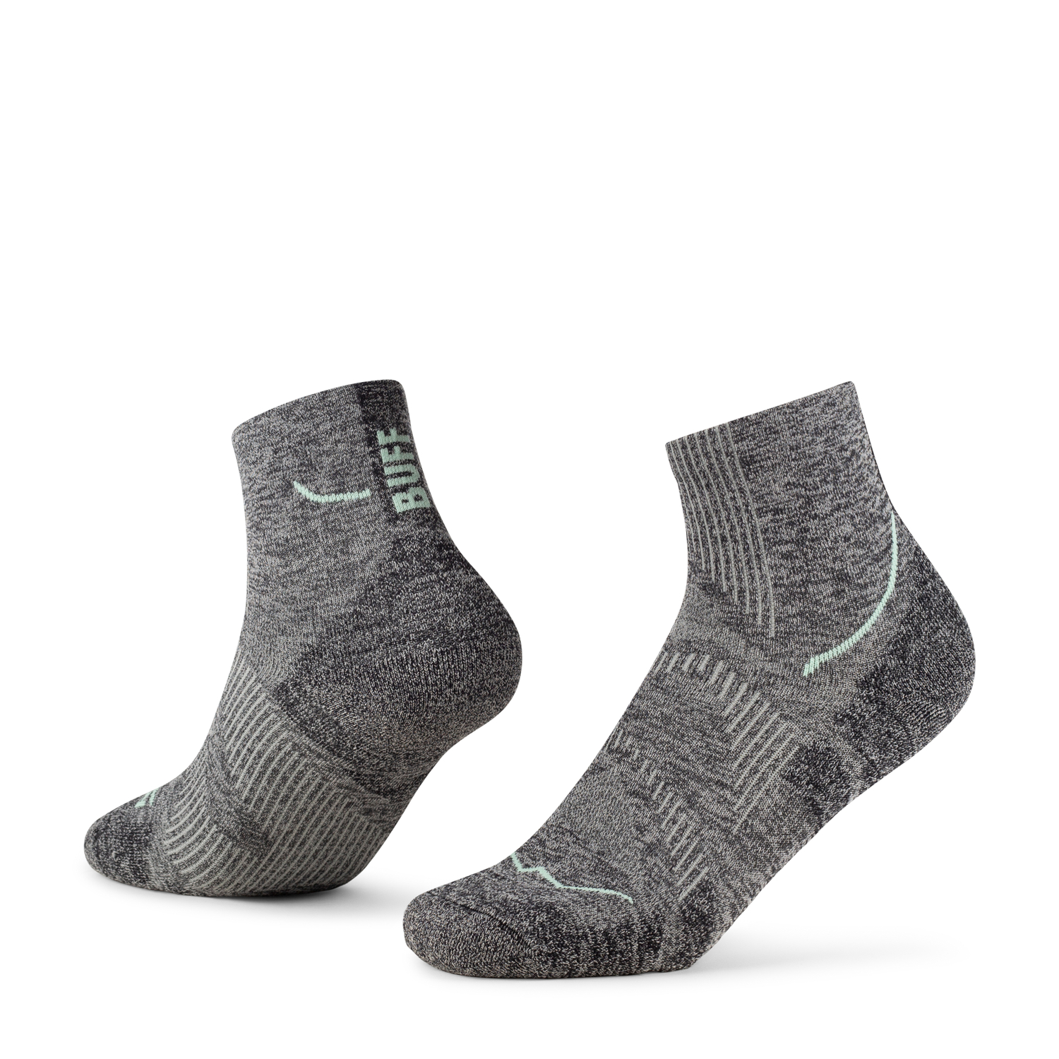 SOCKS DRYFLX QUARTER LIGHT GREY M