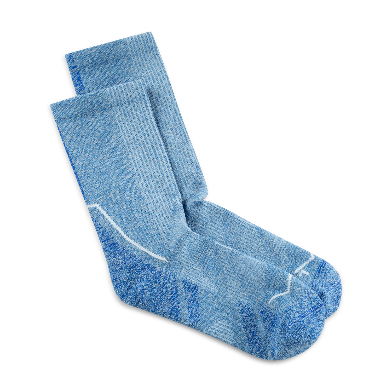 SOCKS DRYFLX CREW WASHED BLUE L