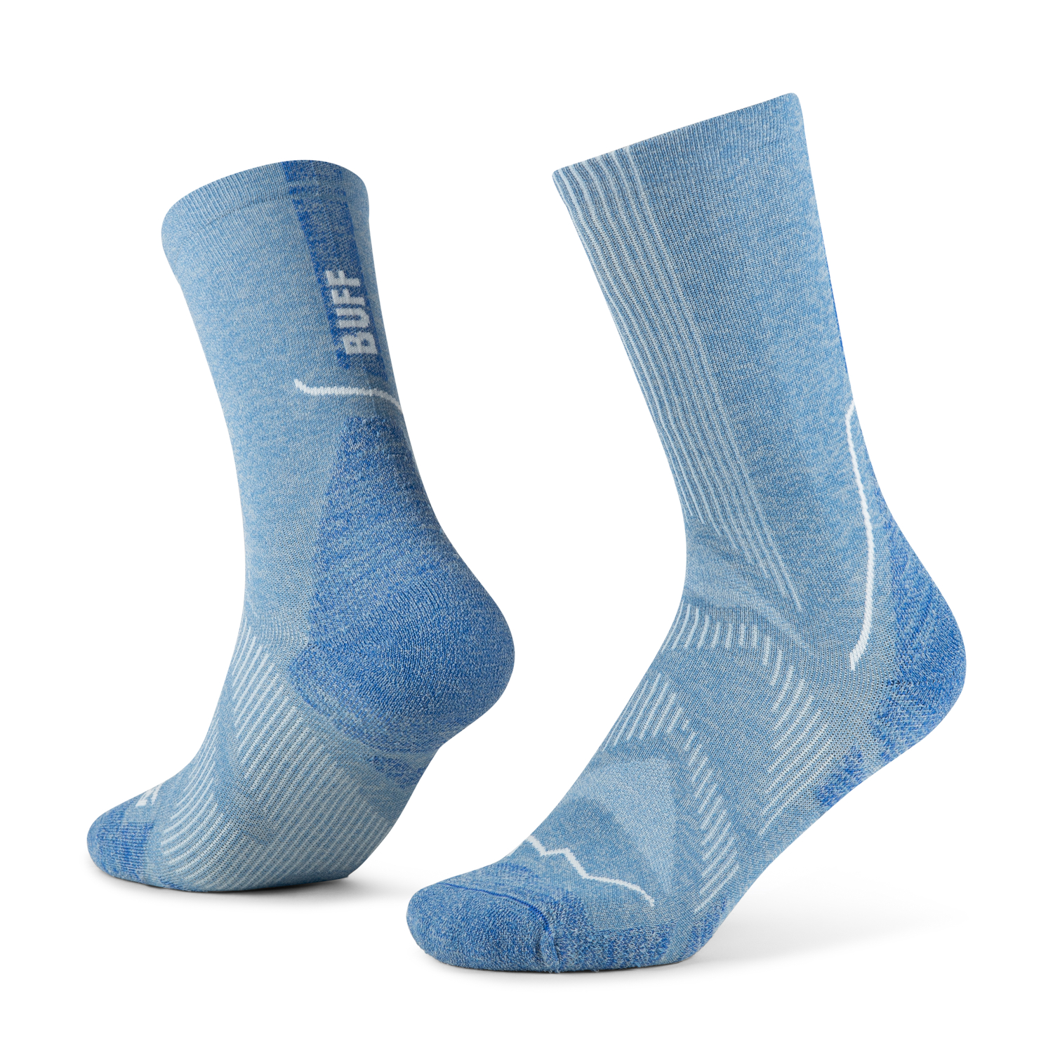SOCKS DRYFLX CREW WASHED BLUE L