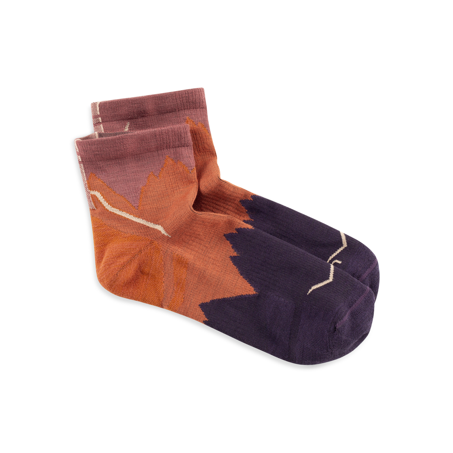 SOCKS LW MERINO WOOL QUARTER LWQ3 GINGER L