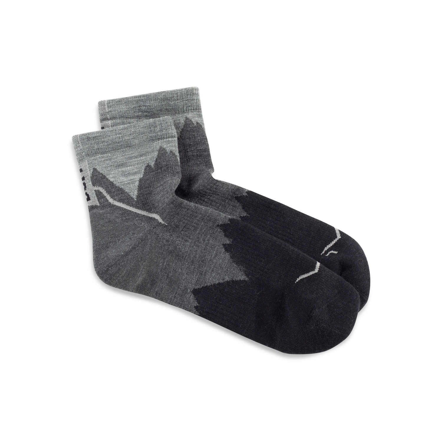 SOCKS LW MERINO WOOL QUARTER LWQ3 BLACK M