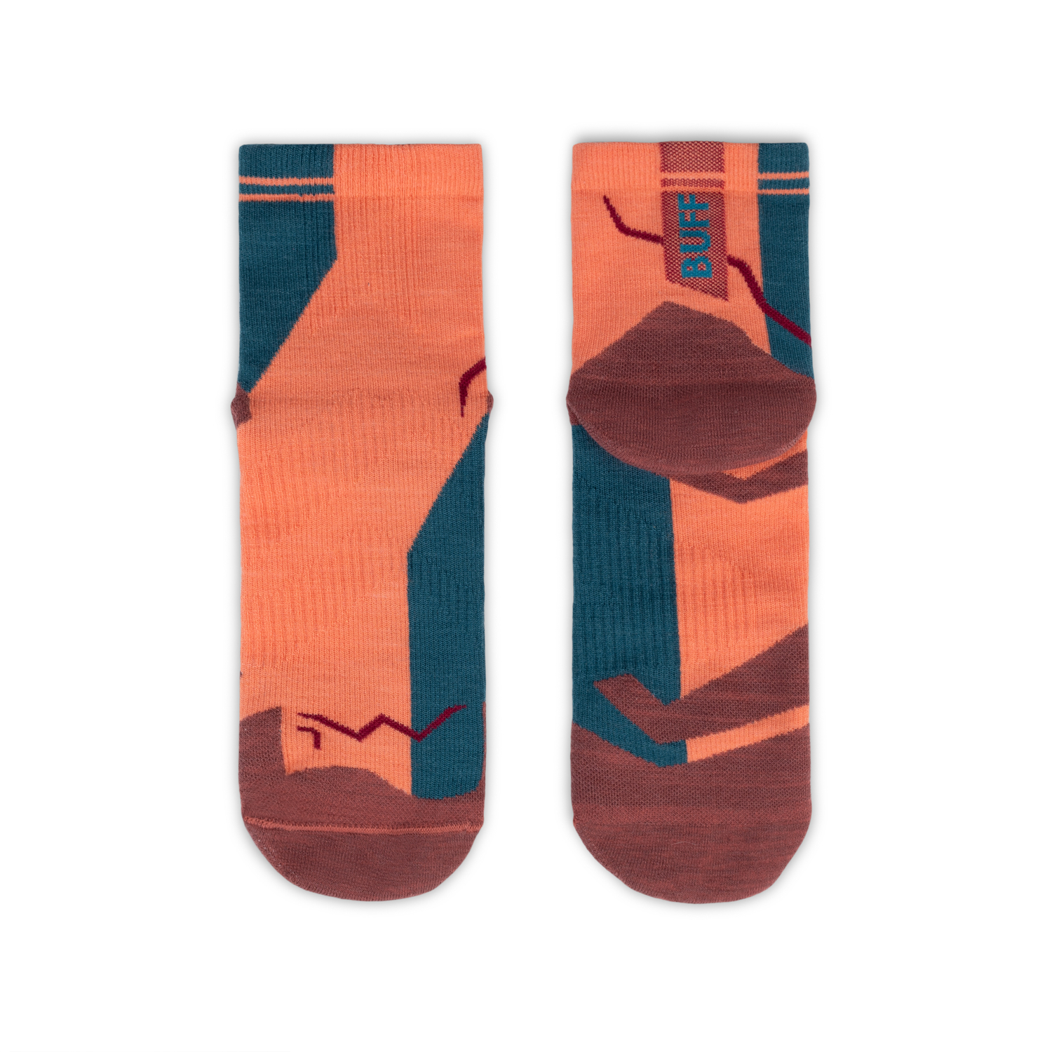 SOCKS LW MERINO WOOL QUARTER LWQ4 FLAMINGO M