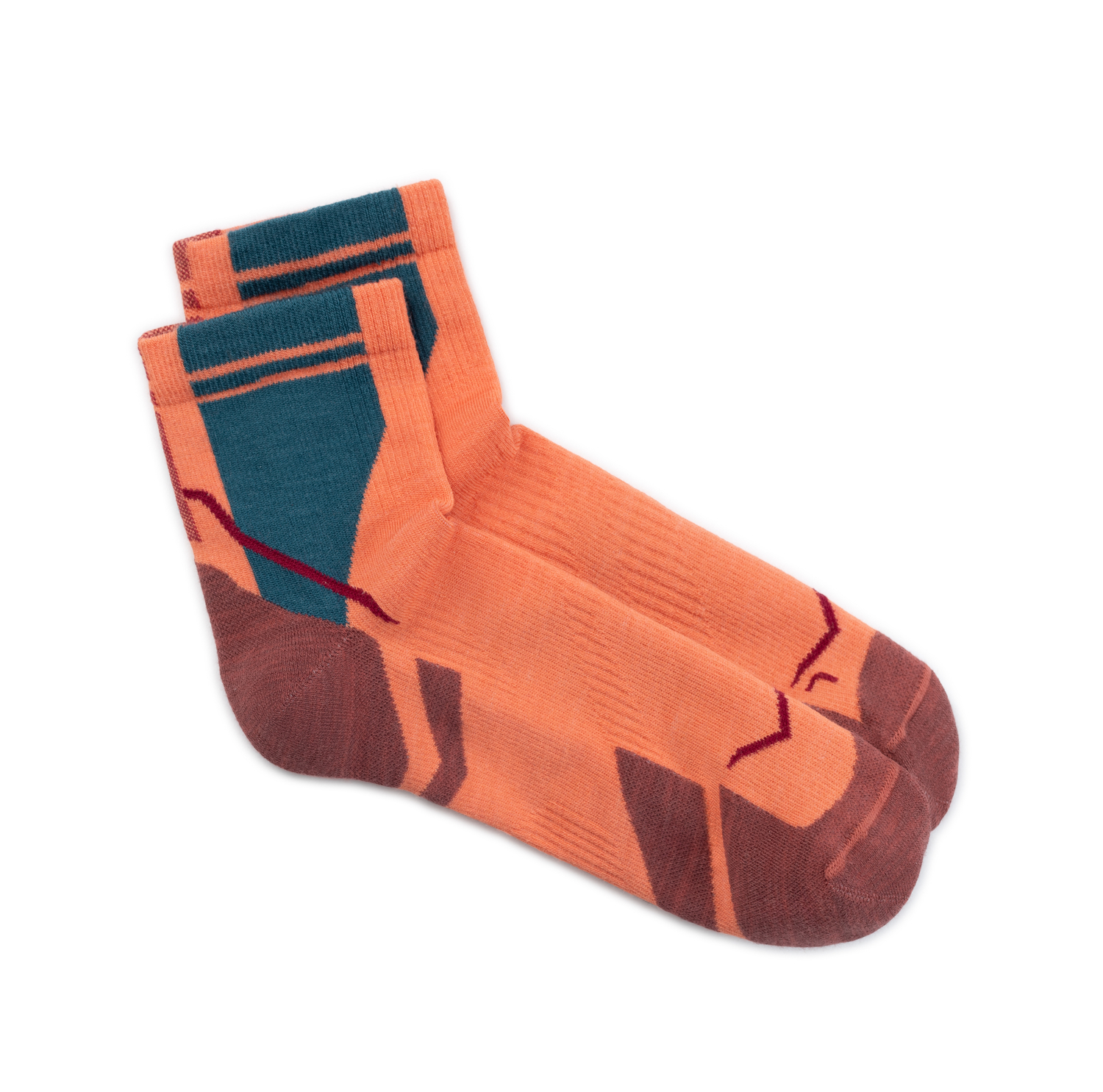 SOCKS LW MERINO WOOL QUARTER LWQ4 FLAMINGO L