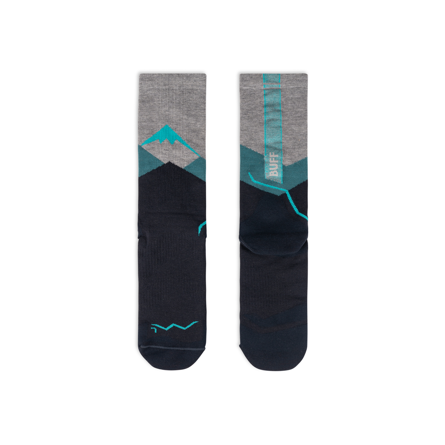 SOCKS LW MERINO WOOL CREW LWC1 TEAL S