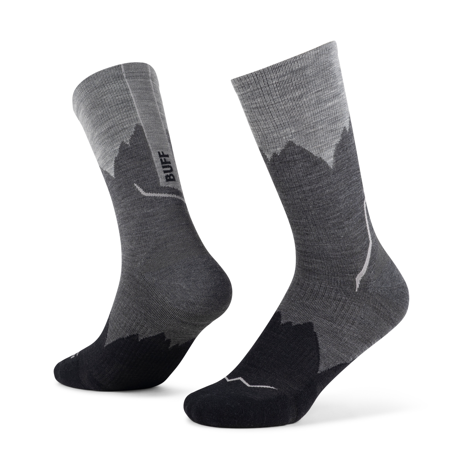 SOCKS LW MERINO WOOL CREW LWC3 BLACK S