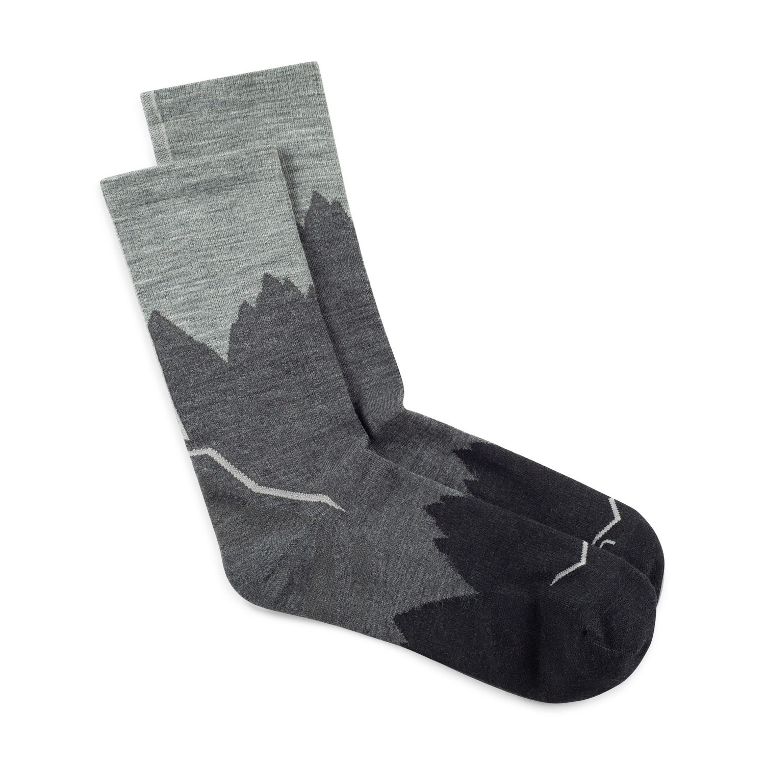 SOCKS LW MERINO WOOL CREW LWC3 BLACK M
