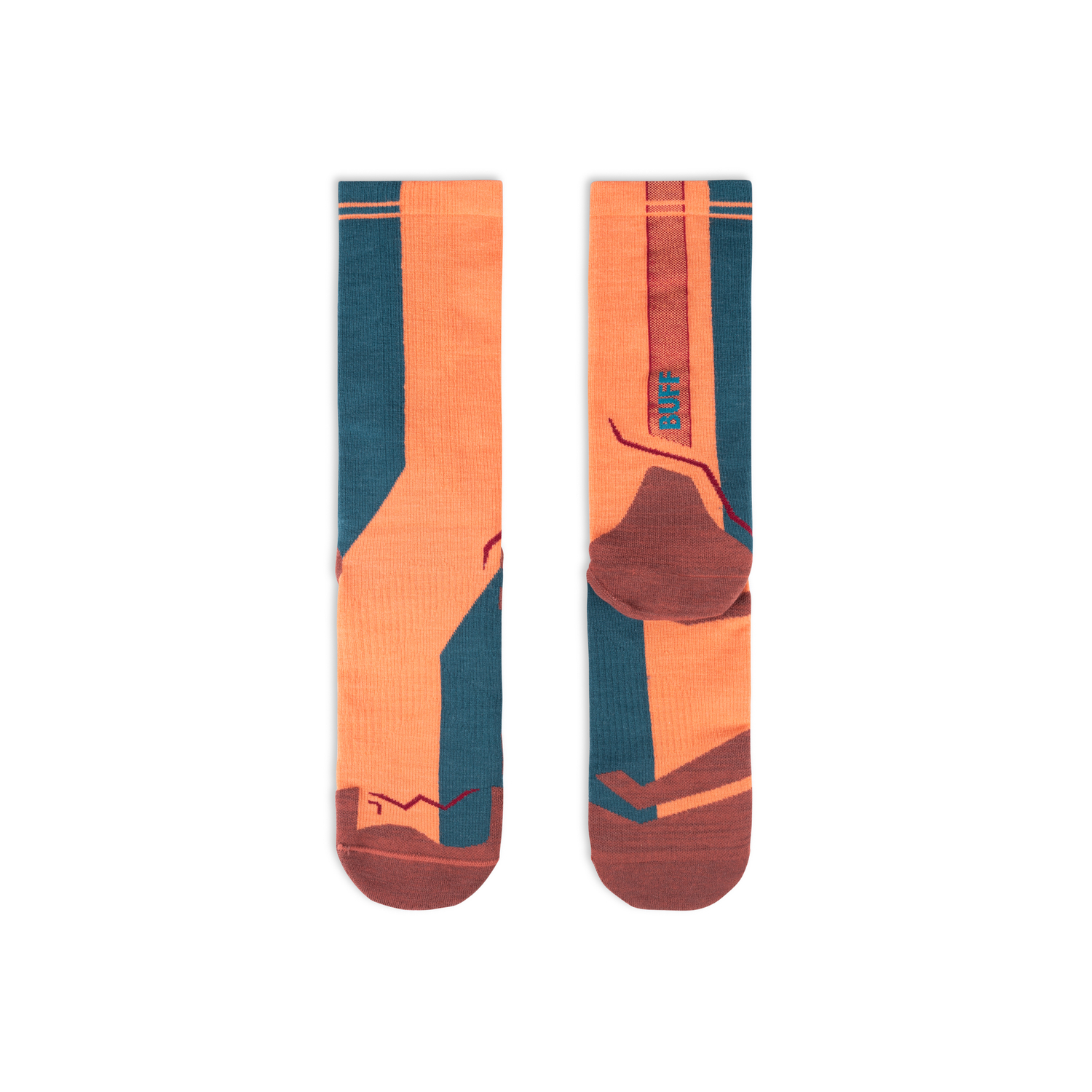 SOCKS LW MERINO WOOL CREW LWC4 FLAMINGO XL