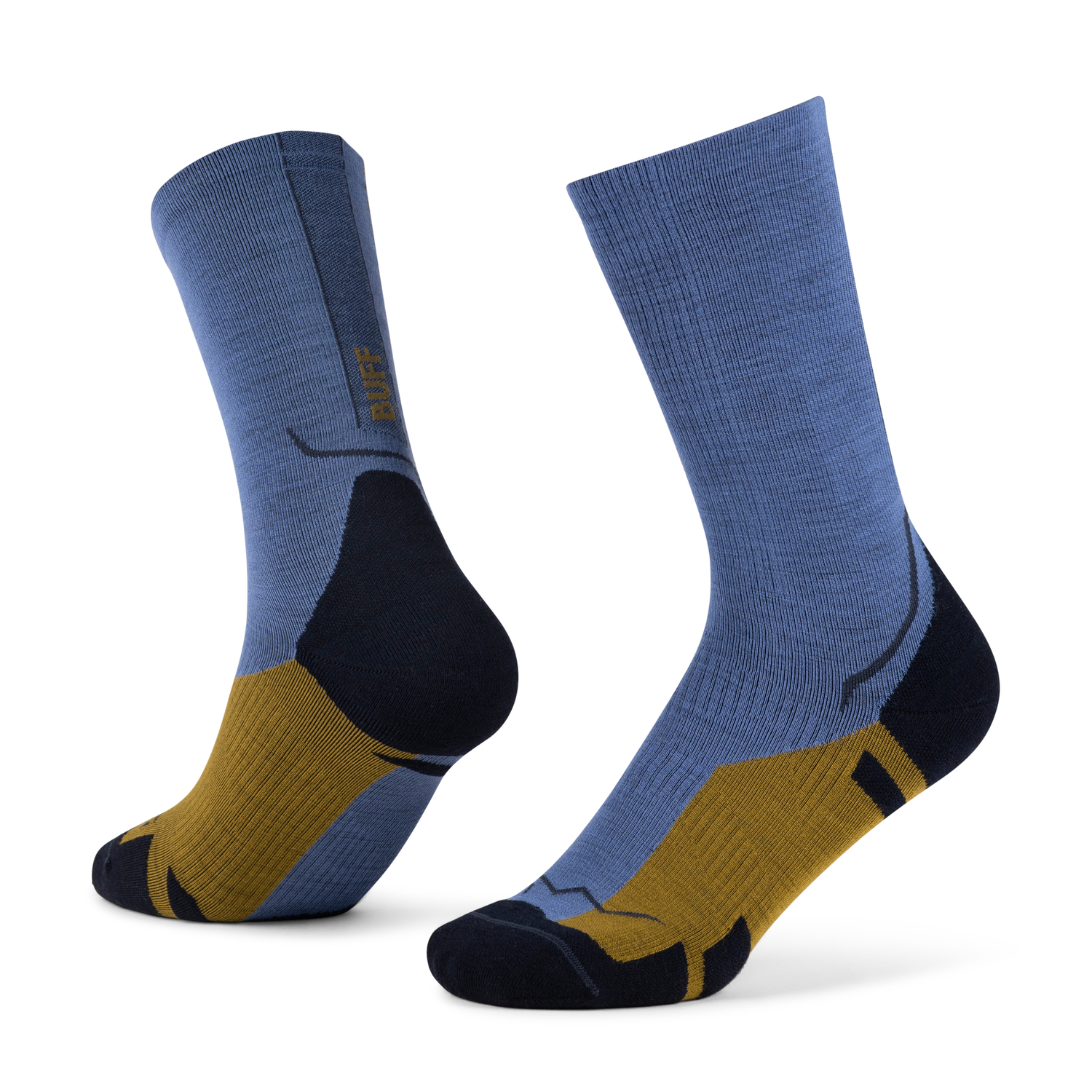 SOCKS LW MERINO WOOL CREW LWC4 BLUE M
