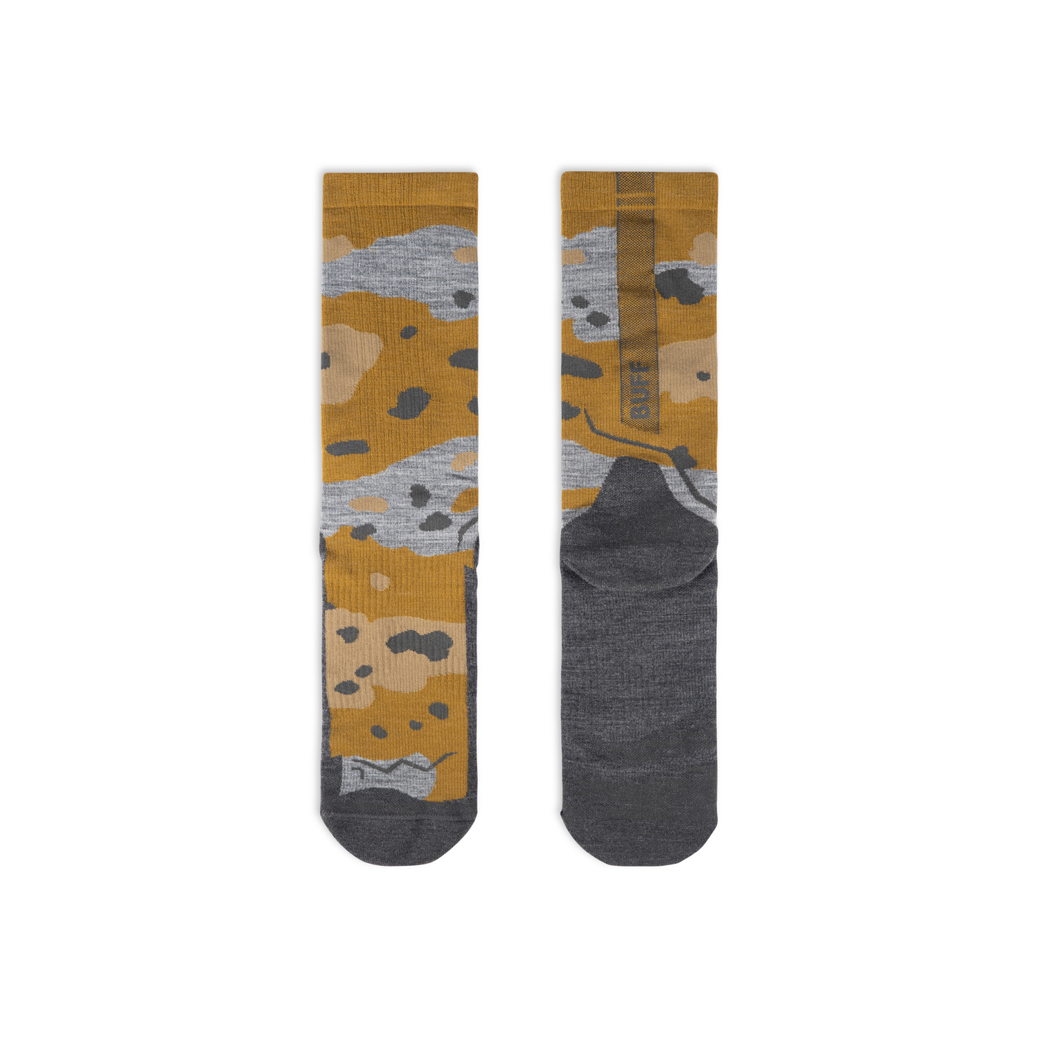 SOCKS LW MERINO WOOL CREW LWC2 UMBER KHAKI S