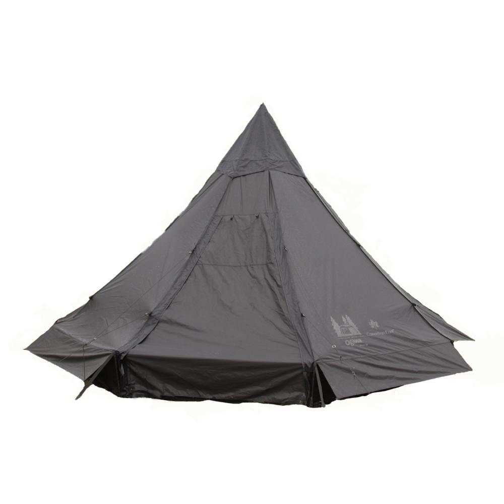 アウトドア テント/タープ モノポール型テント Pilz12 BLACK ピルツ12 ブラック 5～6人用 