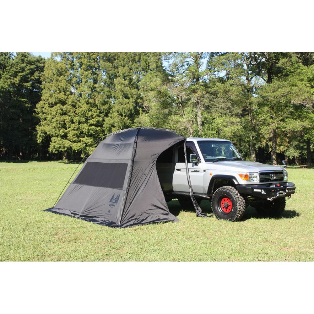 Car Side Shelter BLACK カーサイドシェルター ブラック 車高170～200cm向け 【カナディアンイースト×小川キャンパル】  コラボ | 総合スポーツ企業グループ ゼット オンラインショップ