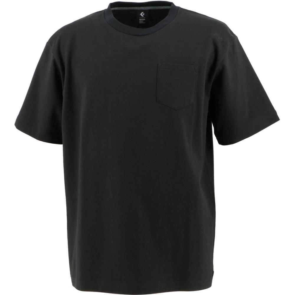 半袖Tシャツ クルーネックTシャツ(胸ポケット付)ルーズシルエット