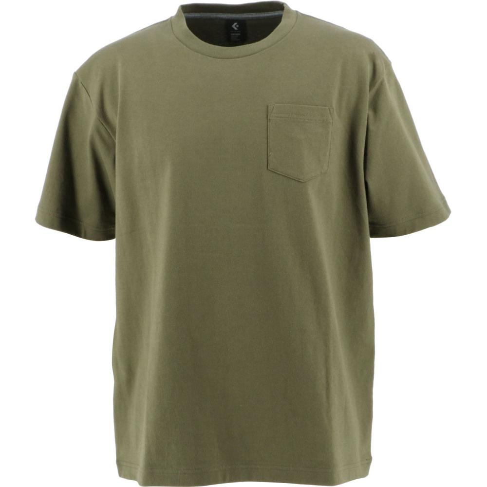 半袖Tシャツ クルーネックTシャツ(胸ポケット付)ルーズシルエット