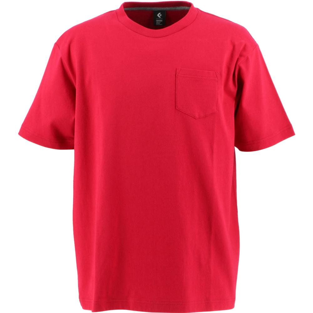 半袖Tシャツ クルーネックTシャツ(胸ポケット付)ルーズシルエット