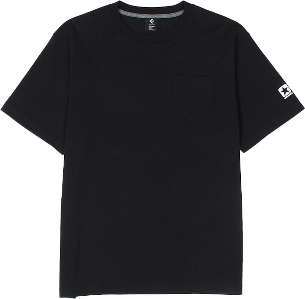 クルーネックTシャツ 胸ポケット付き