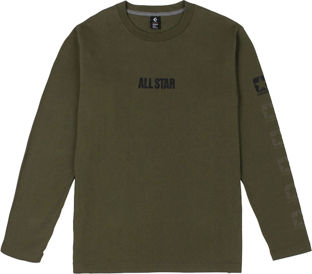 クルーネックロングスリーブTシャツ