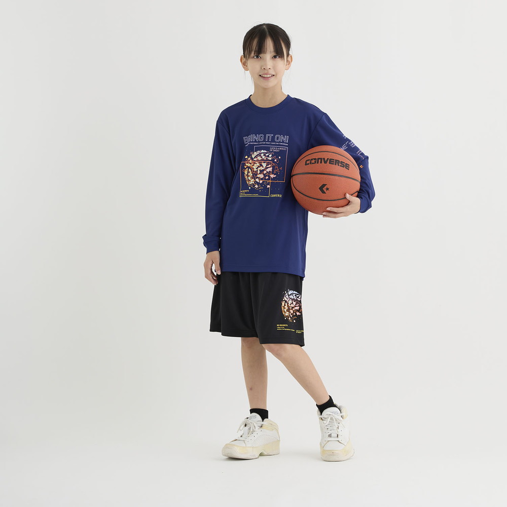 Jr.プリントロングスリーブ