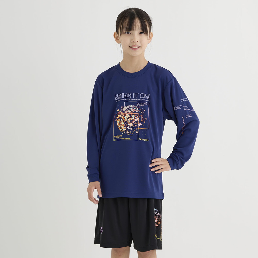 Jr.プリントロングスリーブ