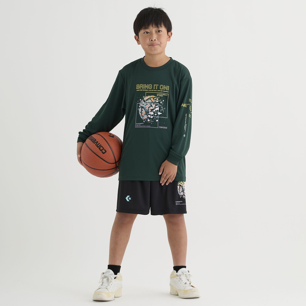Jr.プリントロングスリーブ