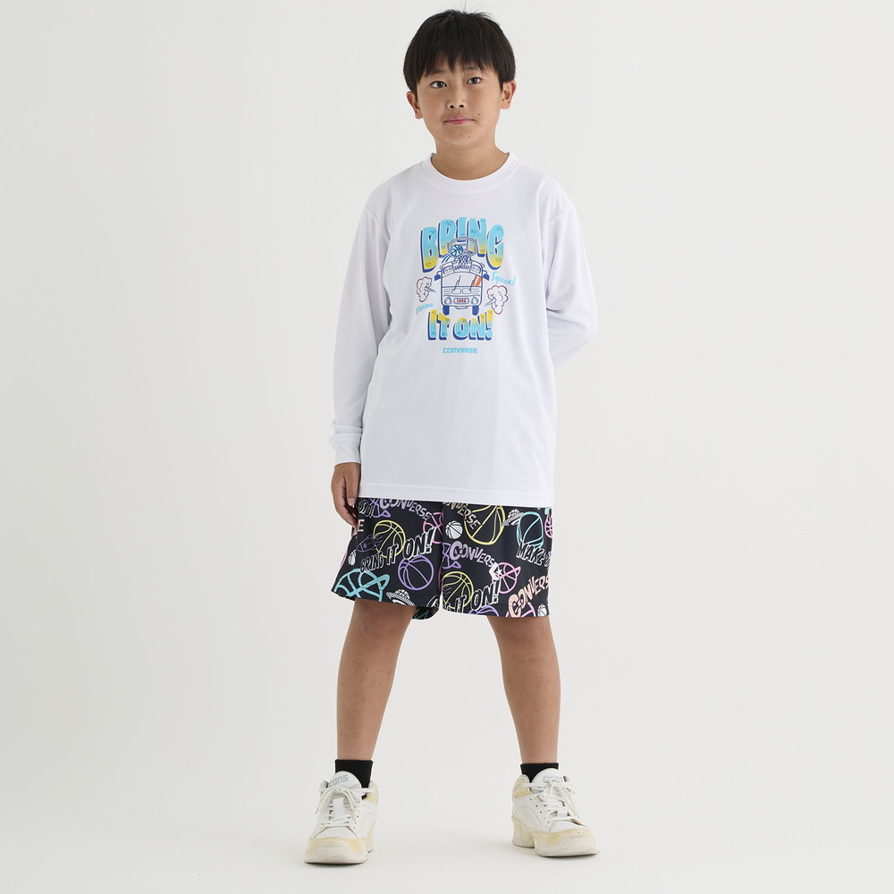 Jr.プリントロングスリーブ
