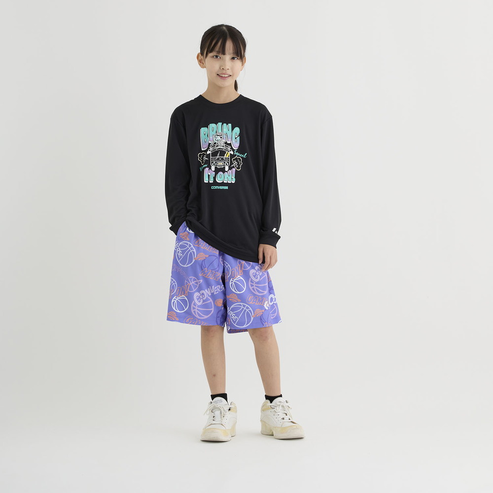 Jr.プリントロングスリーブ