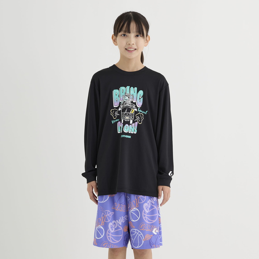 Jr.プリントロングスリーブ