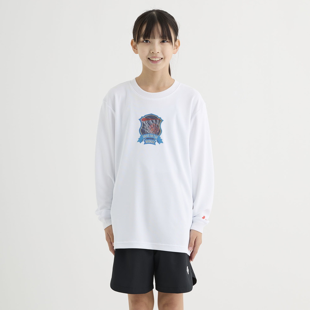 Jr.プリントロングスリーブ