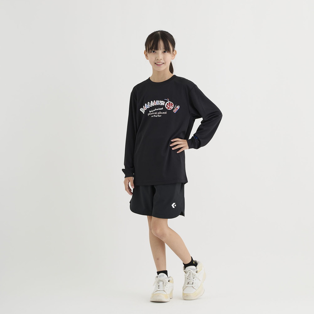 Jr.プリントロングスリーブ