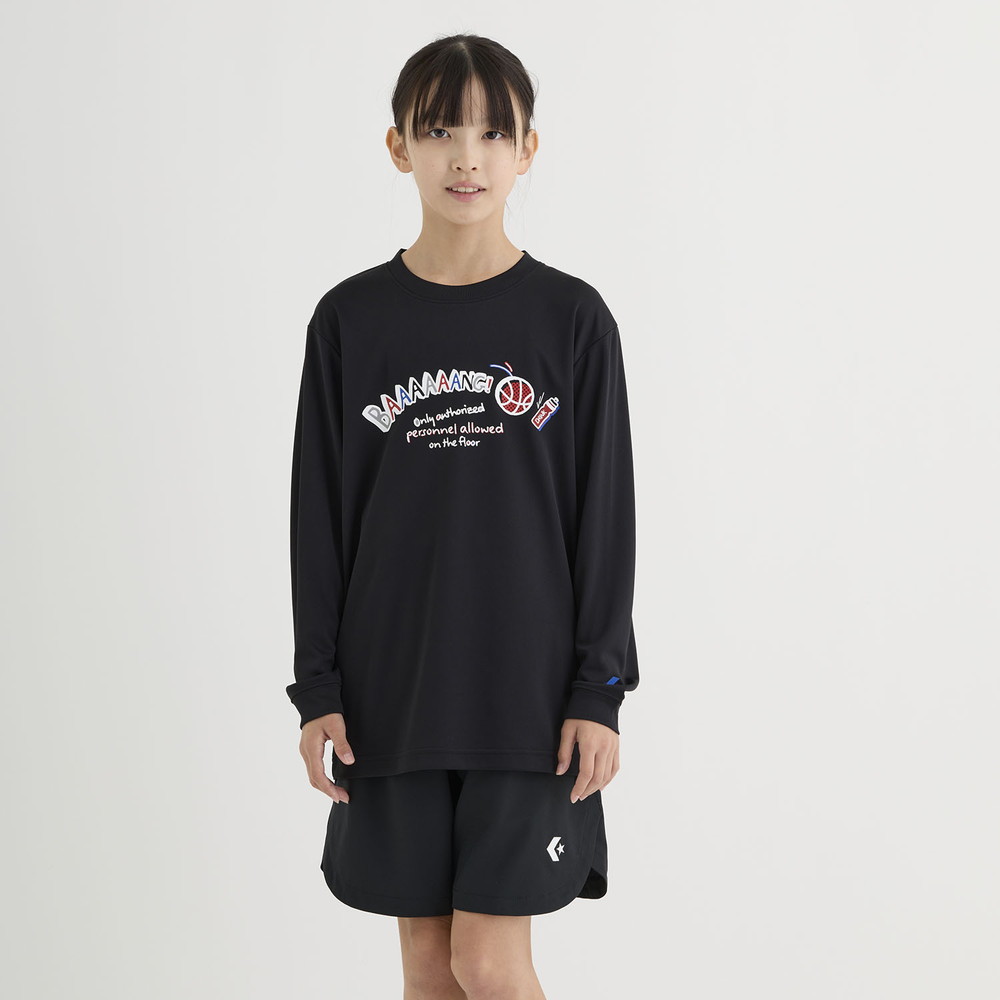 Jr.プリントロングスリーブ