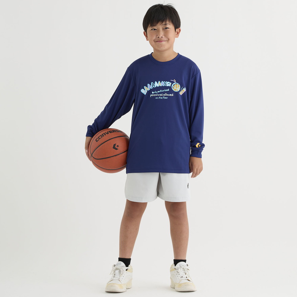 Jr.プリントロングスリーブ