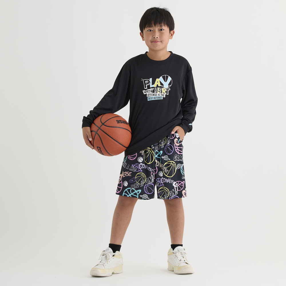 Jr.プリントロングスリーブ