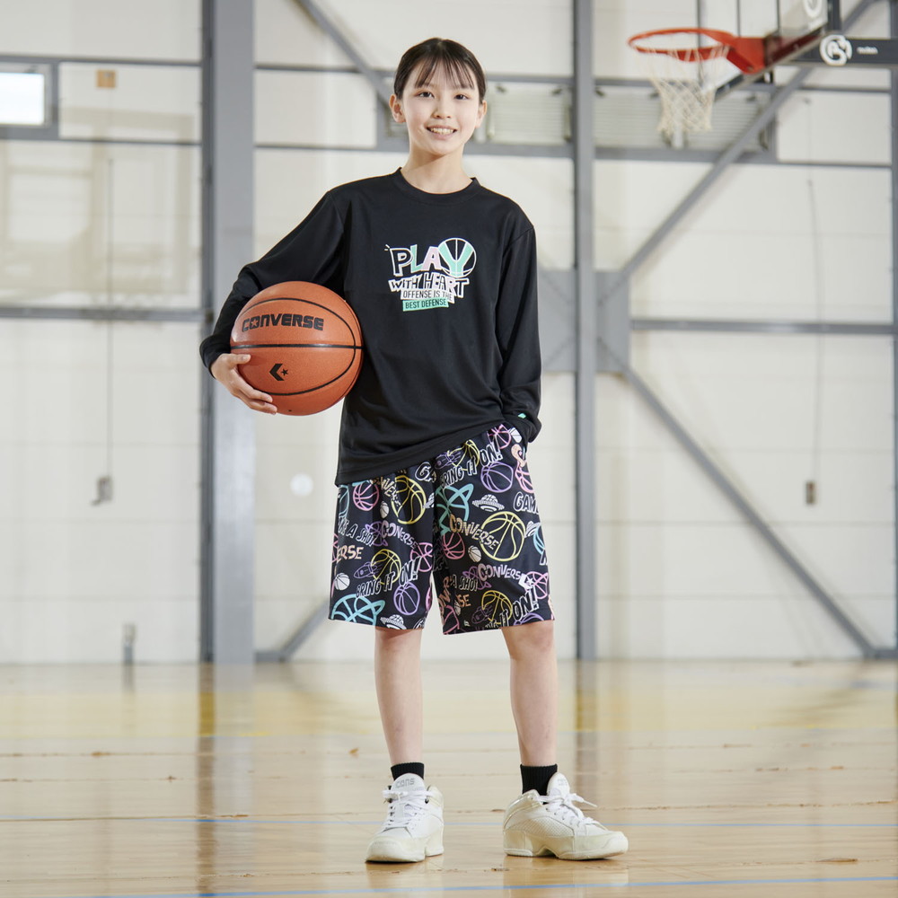 Jr.プリントロングスリーブ