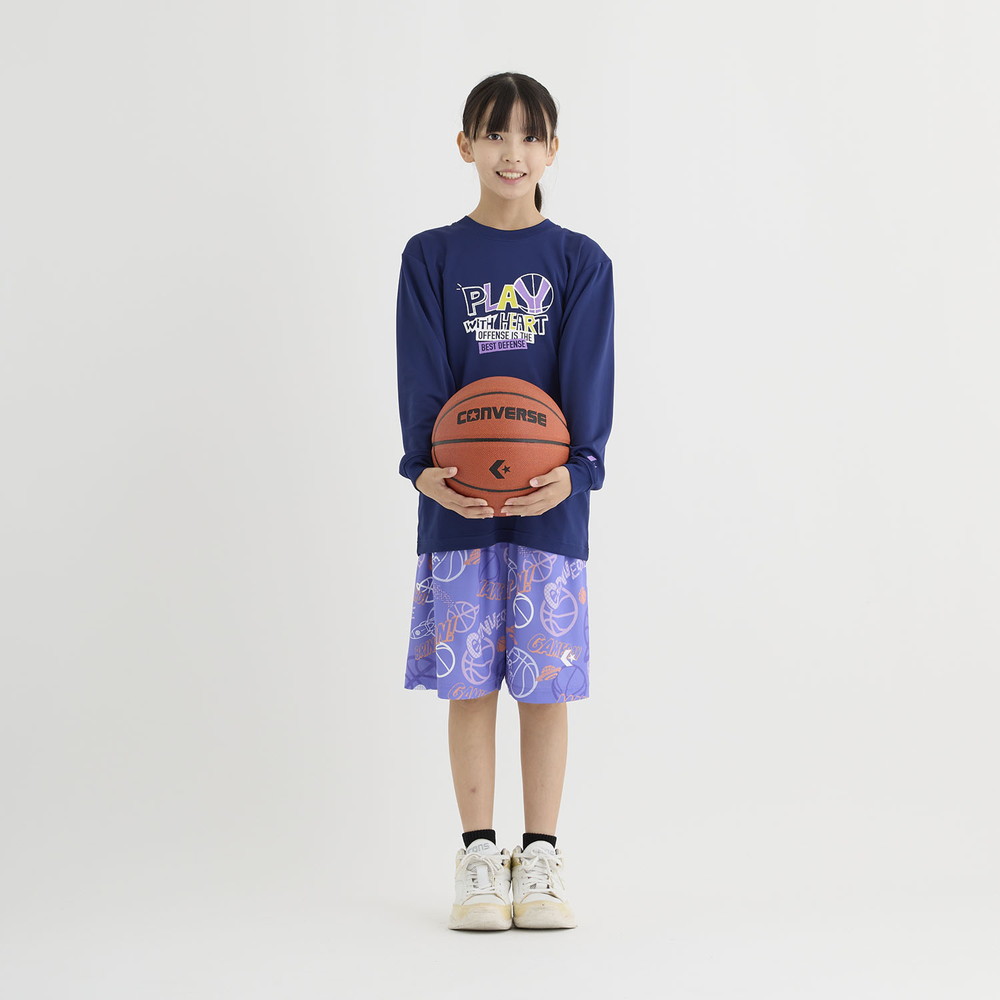 Jr.プリントロングスリーブ