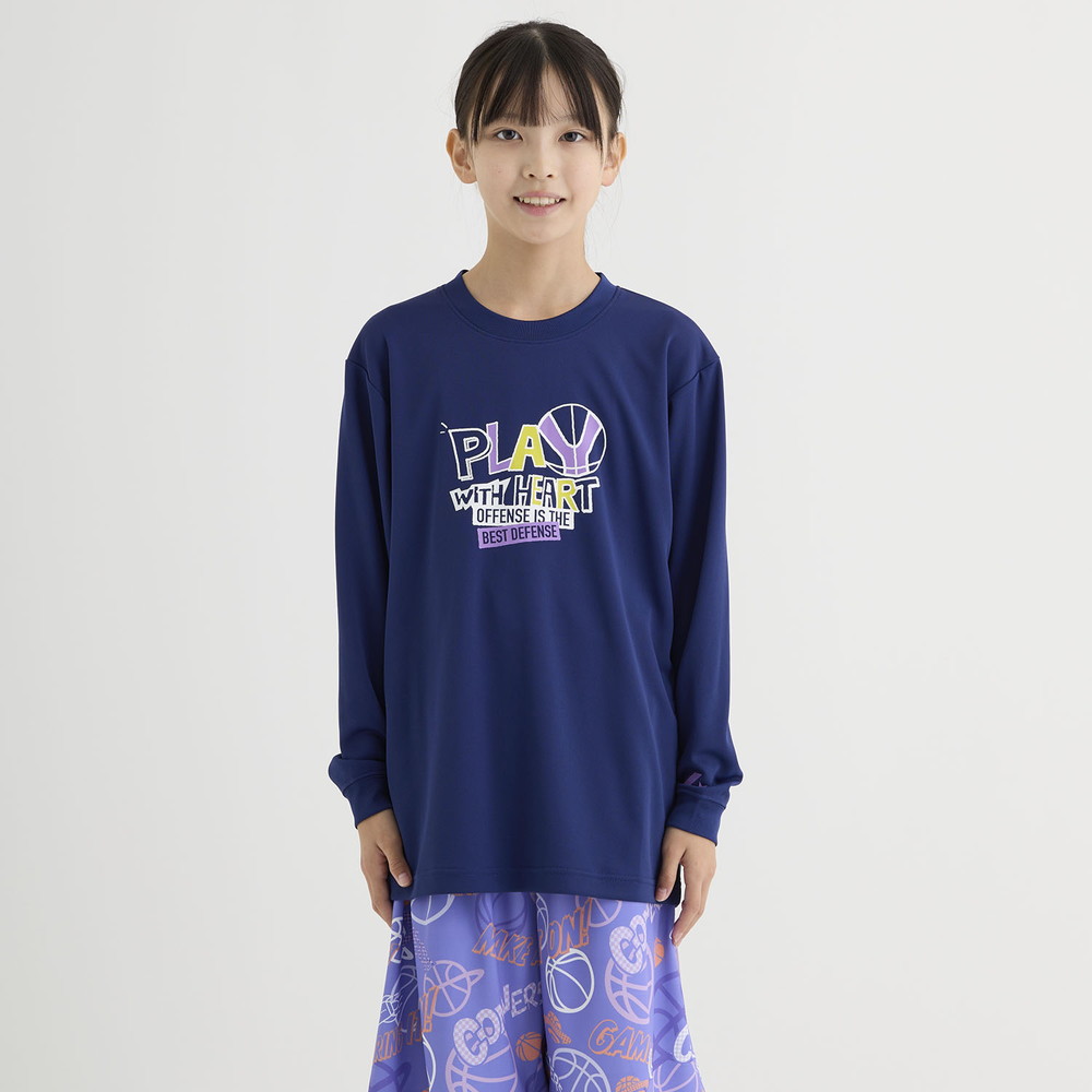 Jr.プリントロングスリーブ