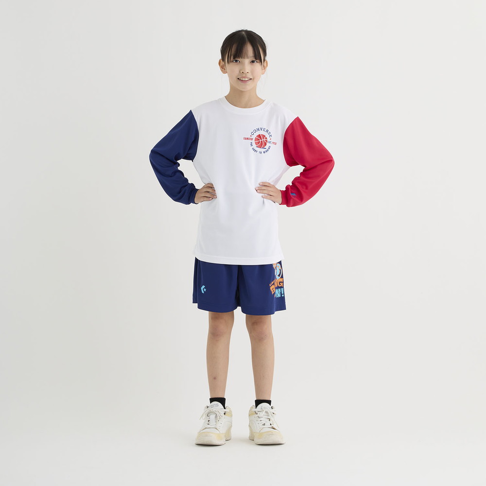 Jr.プリントロングスリーブ