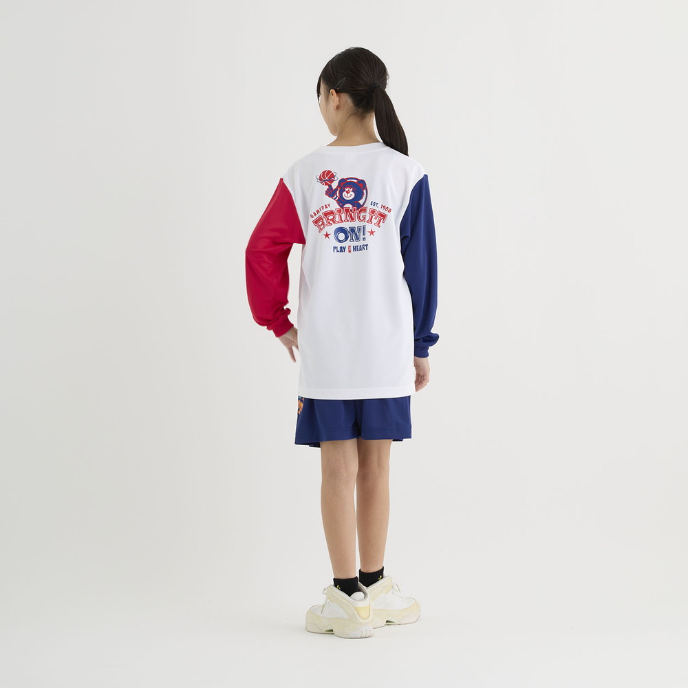 Jr.プリントロングスリーブ