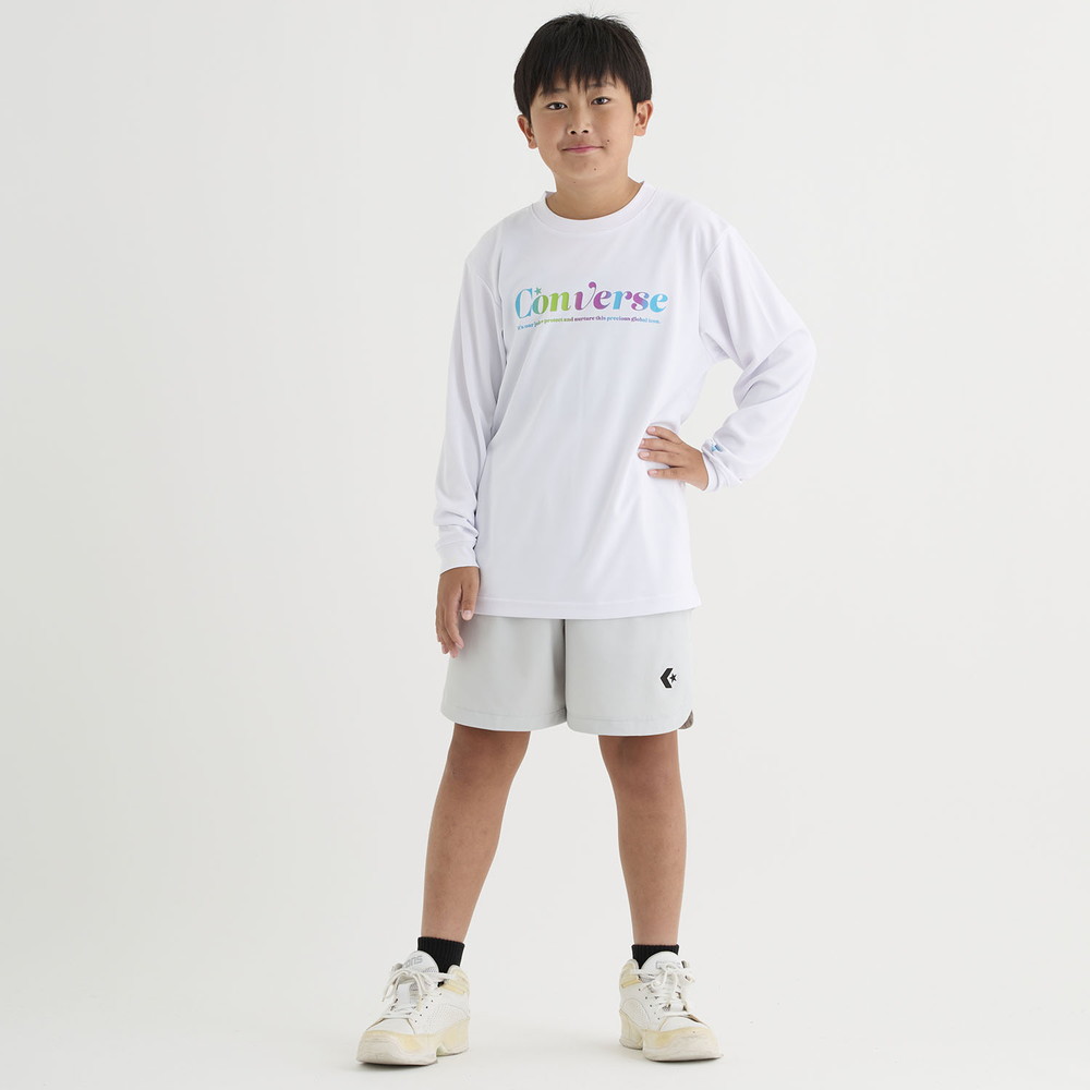 Jr.プリントロングスリーブ