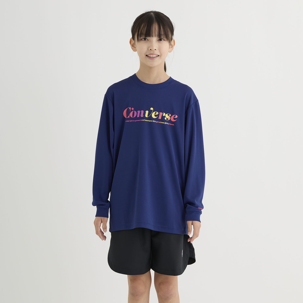Jr.プリントロングスリーブ
